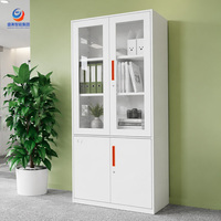 Vitrine et armoire de rangement en acier – Unités durables idéales pour salon, bureau et atelier