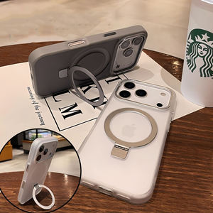 100% Focus Pixels Metal Magnetic Ring Phone Stand Hard Matte Phone Case para <span class=keywords><strong>iPhone</strong></span> 17 <span class=keywords><strong>Pro</strong></span> <span class=keywords><strong>Max</strong></span> - Product Image 3