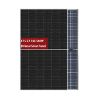Panneau solaire bifacial LONGi Hi-MO5 haute efficacité LR5-72HBD 540-560W 545W 550W 144 demi-cellules en stock pour la vente en gros