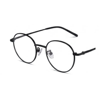Gafas de Titanio de Alta Calidad, Monturas Ópticas Ligeras para Negocios, Lectura, Unisex, Redondas, para Hombre y Mujer