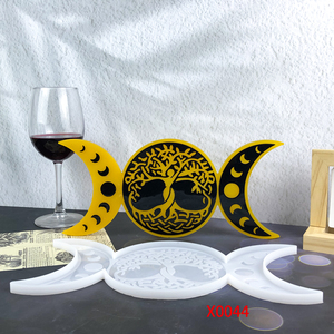 Moule en silicone pour résine fait main, style DIY, ornements décoratifs et outils pour gâteaux, pour la fabrication de résine, moule en plâtre - Product Image 1