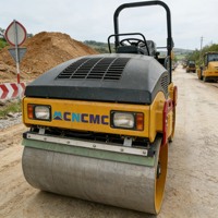 Compacteur vibrant à double tambour CNCMC TRDH03, 3 tonnes, hydraulique intégral, moteur 29,5 kW pour travaux routiers en asphalte
