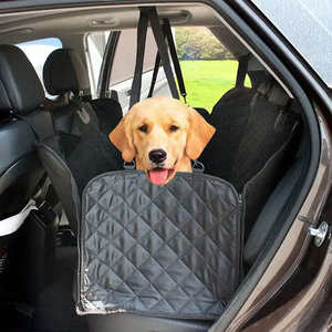 TOMPO Waterproof <b>Car</b> Dog Back <b>Seat</b> <b>Cover</b> Oxford Cloth Polyester <b>Pet</b> <b>Car</b> <b>Seat</b> Waterproof <b>Cover</b> With Folding Feeding Bowl <b>Pet</b> Mat - Product Image 4