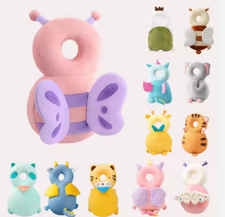 Baby Breathable Elastic Headrest Protective Pillow