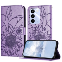 Étui portefeuille en cuir motif tournesol pour Realme C83 NOTE80 4G 16 Pro Plus 5G P4 Power P4X C85 GT 8 15T P4 avec fentes pour cartes et rabat