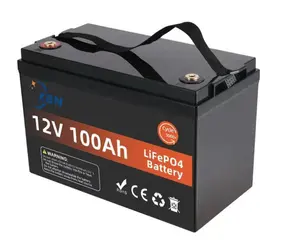 Lithium iron phosphate battery 12V100AH industrial home energy storage RV power supply replaces lead-acid lifepo4 battery.