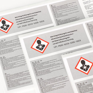 Tùy Chỉnh <span class=keywords><strong>UL</strong></span> Chứng Nhận An Toàn Nhãn Nhôm Tráng Lốp Cao Su Giấy Nghệ Thuật Bốn Màu Sắc In Ấn Nhãn - Product Image 3