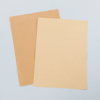Papier autocollant adhésif activé par l'eau en acrylique kraft/offset de haute qualité, format A4, feuille entière, pour étiquettes et masquage