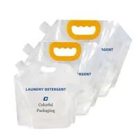 Emballage coloré 1kg prix usine pochette à bec savon liquide poudre à laver détergent sacs d'emballage