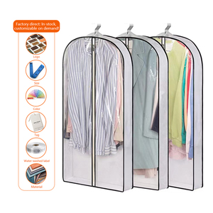<span class=keywords><strong>Housse</strong></span> anti-poussière spéciale pour costumes et vêtements de cérémonie-Sac à vêtements étanche à l'humidité entièrement transparent, sac de rangement pour vêtements de maison - Product Image 1