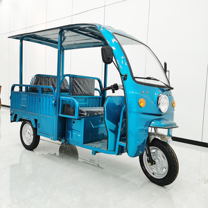 Trois roues <span class=keywords><strong>moto</strong></span> camion agricole E chargement de marchandises boîte électrique Dumper Cargo Tricycle en acier inoxydable - Product Image 4