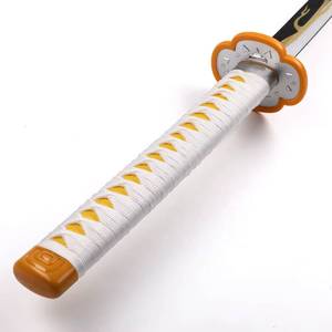 Espada Katana de Bambú de Madera de 104 cm de Anime Japonés Demon Slayer, Accesorio de Cosplay de Zenitsu Agatsuma para Juego de Rol para Mayores de 14 Años - Product Image 4