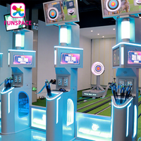 Funspace - Jeu de tir à l'arc interactif en salle - Équipement de centre de divertissement sportif - Machine de tir à l'arc réel