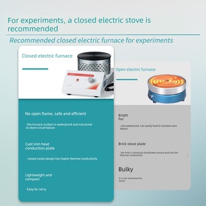 Plaque chauffante électrique en acier inoxydable Labshark, four à chauffage électrique encastré avec contrôle de température PID, pour laboratoire, bécher portable, OEM 1 - Product Image 2