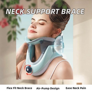 Collarín Cervical Inflable Ajustable para Alivio del Dolor de Cuello, Soporte y Estiramiento Cervical, Soportes Articulares - Product Image 3