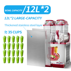 GQ-SM212 2 טנק שטח זול לשימוש אוטומטי מסחרי סיטונאי icee slush ביצוע מכונות חלקי חילוף - Product Image 6