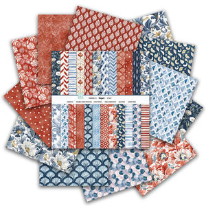 LANYUE Grand format, papier décoratif rétro à motifs floraux et lettres, pour <span class=keywords><strong>scrapbooking</strong></span>, collage, fond de journal, bricolage, journal intime, artisanat - Product Image 4