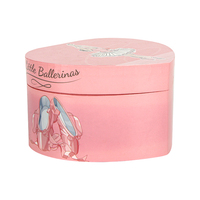 Ever Bright Wind-Up Poupée Ballerine Twirling en bois Style le plus chaud Rose Forme de coeur Enfants Ballet Boîte à musique Danseur pour filles