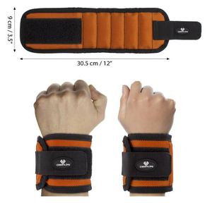 Échantillon gratuit : Bracelet magnétique DIY avec 10 aimants - Capable de contenir des vis, des clous, des boulons, des forets + petits outils - Product Image 3