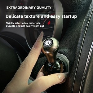 Copertura Decorativa per Pulsante di Avviamento Auto con Joystick a Sfera Interamente in Metallo, Adattabile Universalmente, Disponibile in <span class=keywords><strong>4</strong></span> Colori - Product Image 4
