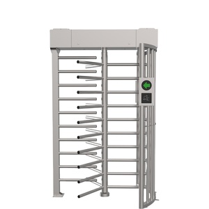 Porte de tourniquet de taille de tourniquets de haute sécurité du lecteur 304SS de contrôle d'accès <span class=keywords><strong>RFID</strong></span> pleine pour des portes d'entrée de prison
