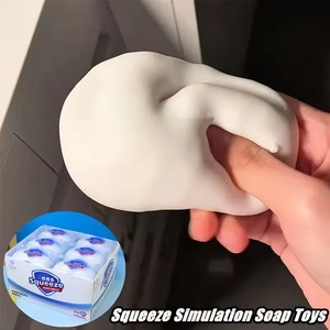 Creative Stress Relief PU <b>Soap</b> Squishy Novelty Student Toy for Girls Boys 14+ Slow Rising Gift Wholesale - Product Image 2