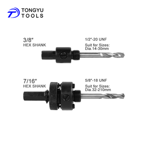8-teiliges HSS Bi-Metall Lochsägen-Set in Schwarzer Kunststoffbox zum Schneiden von Metall, Holz und Kunststoff - Product Image 4
