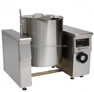 Marmite industrielle à agitation en acier inoxydable de 50 à 500 L, grande capacité, avec agitateur, machine de cuisson automatique - Product Image 1