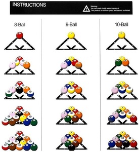 Cueelf Magique Porte-Feuille, Table de <span class=keywords><strong>Billard</strong></span> Triangle Support De Balle Convient <span class=keywords><strong>pour</strong></span> 8, 9 10 balles De <span class=keywords><strong>Billard</strong></span> Table de <span class=keywords><strong>Billard</strong></span> Accessoires - Product Image 2