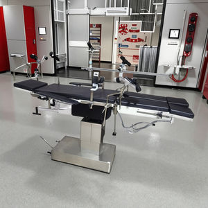 <span class=keywords><strong>Table</strong></span> d'opération manuelle hydraulique multifonctionnelle en acier inoxydable <span class=keywords><strong>Table</strong></span> d'opération médicale complète - Product Image 1