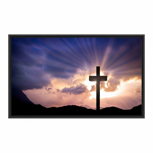 Elegant Printed Canvas Artwork: Serene Nature Landscape,<b>BLACK</b> <b>FRAMED</b> CANVAS - Product Image 2