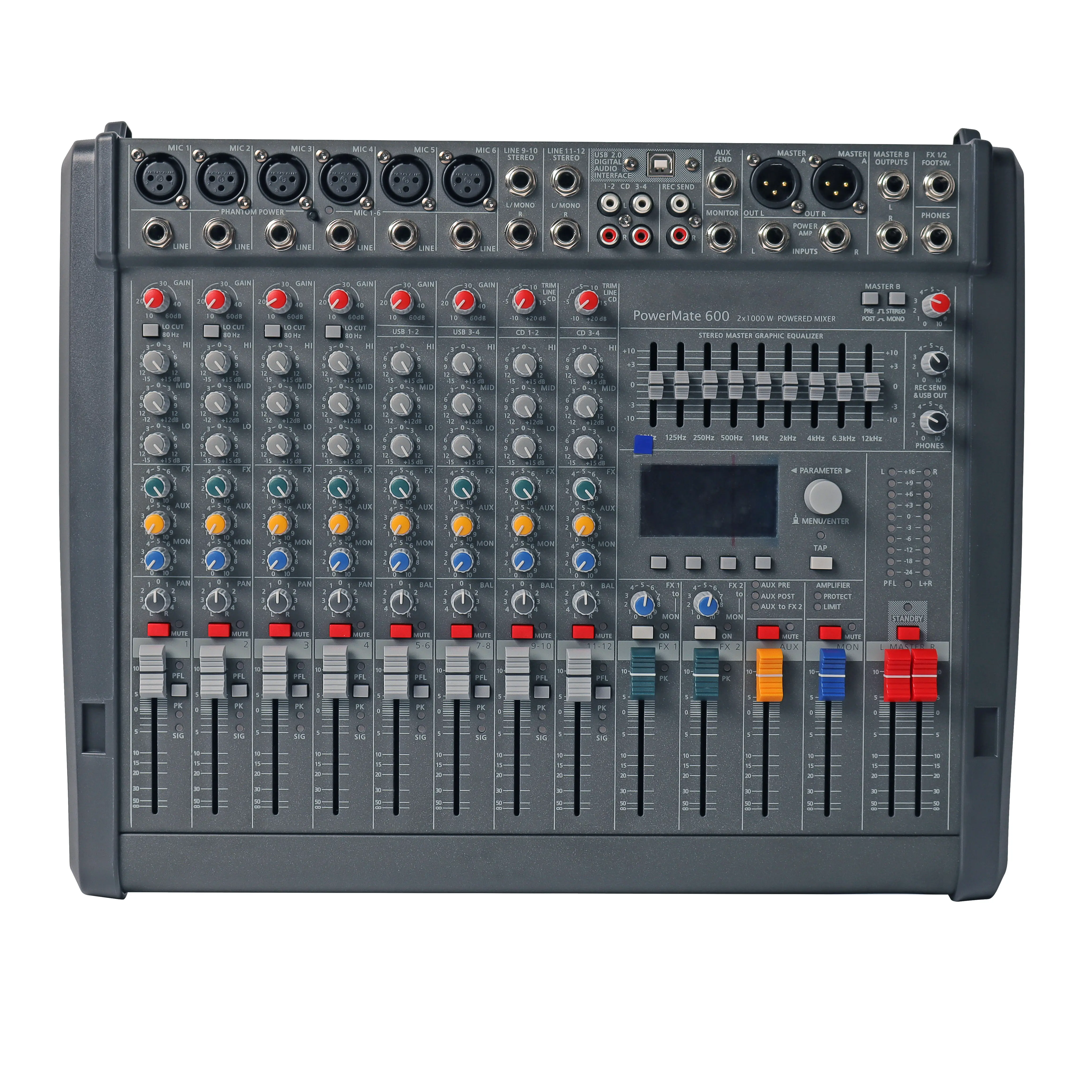 ALTA QUALIDADE E VENDAS DURÁVEIS PARA Novo Desconto PM600-3 DJ Mixer Controller Audio Sound console music mixer dj sound system