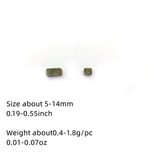 Améthyste Aventurine Lapis Lazuli <span class=keywords><strong>Quartz</strong></span> Tumbled Stones Poli Square Rolling Stone Jewelry Making Findings - Product Image 2