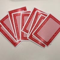 Özel kart oyunu büyük boy oyun kartları kutu baskı ile büyük Poker kart oyunu