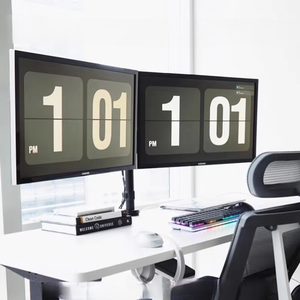 Support de moniteur <span class=keywords><strong>double</strong></span> pour ordinateur, <span class=keywords><strong>bras</strong></span> pour <span class=keywords><strong>écran</strong></span> de 32 pouces, support de bureau VESA, rehausseurs de <span class=keywords><strong>PC</strong></span>, <span class=keywords><strong>bras</strong></span> pour 2 moniteurs pour <span class=keywords><strong>écran</strong></span> <span class=keywords><strong>double</strong></span> - Product Image 3