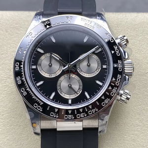 Reloj Mecánico Impermeable de Súper Calidad, 40 mm, Fábrica QF, 126519, Acero 904L, Movimiento 4131, Peso 155 g, Cronógrafo, Esfera Negra Panda - Product Image 1