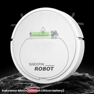 Smart Household Plastic Robot Vacuum Cleaner Wet Dry Function Automatic <b>Cleaning</b> Eco-Friendly <b>Mopping</b> Hotel Suction Remov - Product Image 2