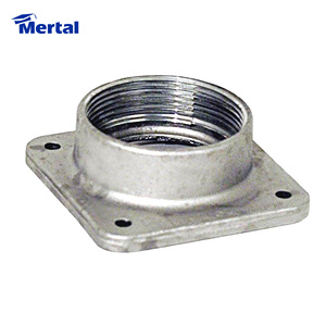 Mozzo per presa meto Meter, 1-1/2 in per l'uso con piccola presa per misuratore di apertura RL verniciata in alluminio - Product Image 3