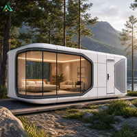 Maison capsule préfabriquée de luxe ANCSEM, maison modulaire en acier, maisonnette portable, design intelligent, villa, hôtel, hébergement