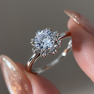 Gemstone Fashion Rings 18K Gold Plated Zircon Butterfly Eternity Band Ring for Women - Product Image 6