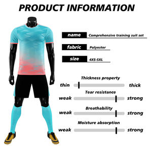 ชุดกีฬากลางแจ้งคุณภาพสูงสำหรับผู้ชาย เสื้อเจอร์ซีย์ฟุตบอล ชุดฟุตบอลที่ดีที่สุด ชุดฟุตบอลขายส่ง ชุดยูนิฟอร์มฟุตบอล เสื้อฟุตบอล - Product Image 4