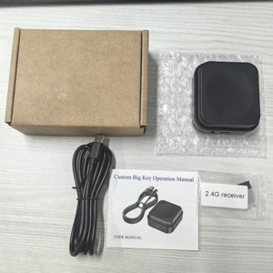<span class=keywords><strong>Teclado</strong></span> Macro de un Solo Botón USB/BT 2.4G de 3 Modos, Batería de 200 mAh, Botón Personalizable <span class=keywords><strong>para</strong></span> Gamers/Diseñadores/Editores de Video - Product Image 6