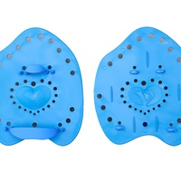 Palmes de natation et ailerons de main en silicone rose pour adultes et enfants - Amélioration de la force des bras et de la vitesse