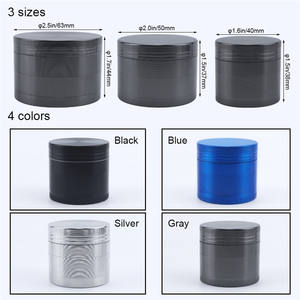 Wholesale Zinc Alloy Herb Grinder Smoker Smoking Accessories Grinders Handheld Grinding Dry Herb Spice Tobacco - Product Image 5