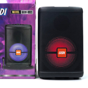 New Arrival 8 Inch Active Sound Box <strong>Mini</strong> <strong>Dj</strong> Kara pa <strong>System</strong> <strong>Speaker</strong> Outdoor Subwoofer Box with Microphone - Product Image 2