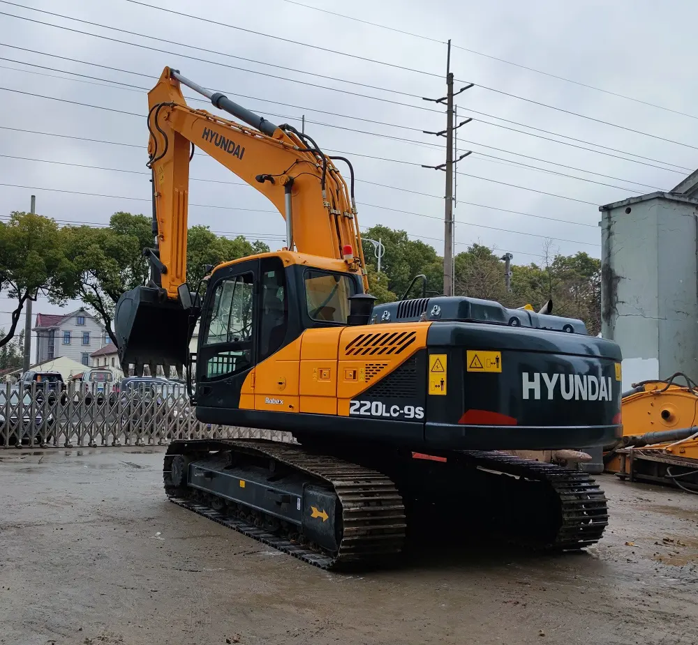 Excavadoras usadas Hyundai 220LC-9S Corea excavadoras maquinaria de movimiento de tierras equipo de construcción