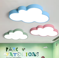 Lampes créatives en forme de nuage coloré, décoration de chambre d'enfant, maternelle, luminaires de plafond LED modernes et mignons pour chambre d'enfant