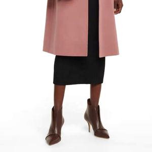 Женские ботильоны на высоком каблуке, ботинки шоколадно-коричневого цвета, Осенняя обувь, 2021 - Product Image 6