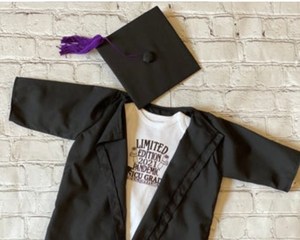 Robe polaire pour enfant, robe de remise de diplôme sur mesure, uniforme avec chapeau pour l'école, tendance 100% coton popeline, rayonne, unisexe - Product Image 6