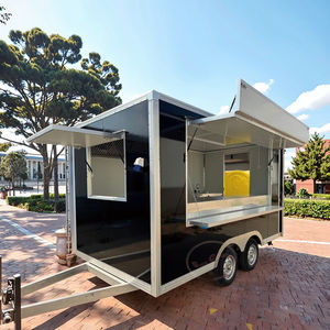 Fast Food Mobiel Restaurant Te Koop Volledig Uitgeruste Commerciële Keuken Trailers Voor Hamburgers Pizza Hotdogs Straat Mobiele Kar - Product Image 1